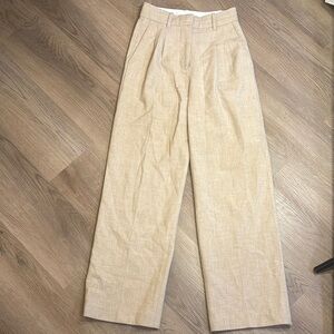 Wilfred Beige Pleated Trousers - size 00